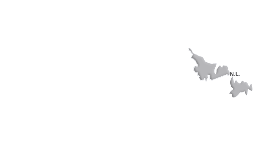 Carte de Labrador-Terre-Neuve / Labrador - New Foundland map